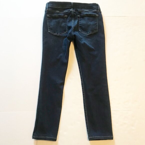 FRAME Le Skinny De Jeanne Crop Dark Wash Blue Denim Jeans Womens 28 - Picture 4 of 10